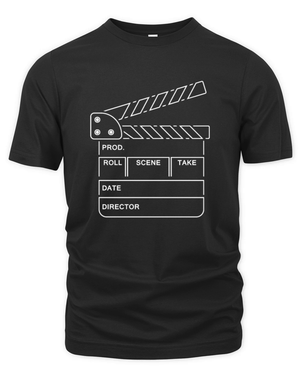 Vintage Film Clapper Director Musical Actor Organic Unisex T-shirt