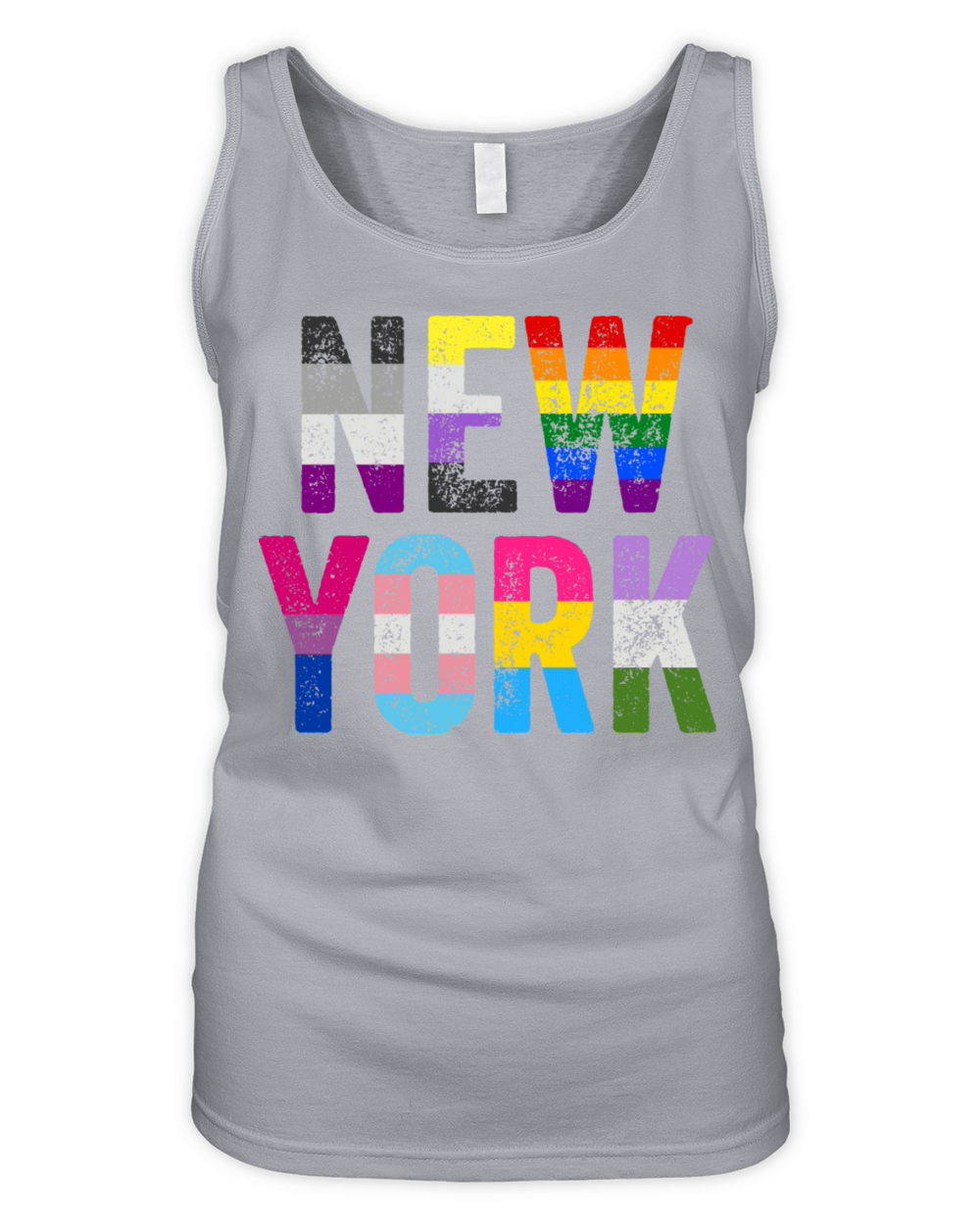 New York Lgbt Equality Flags Pride Month Lesbian Organic Women's Tank Top