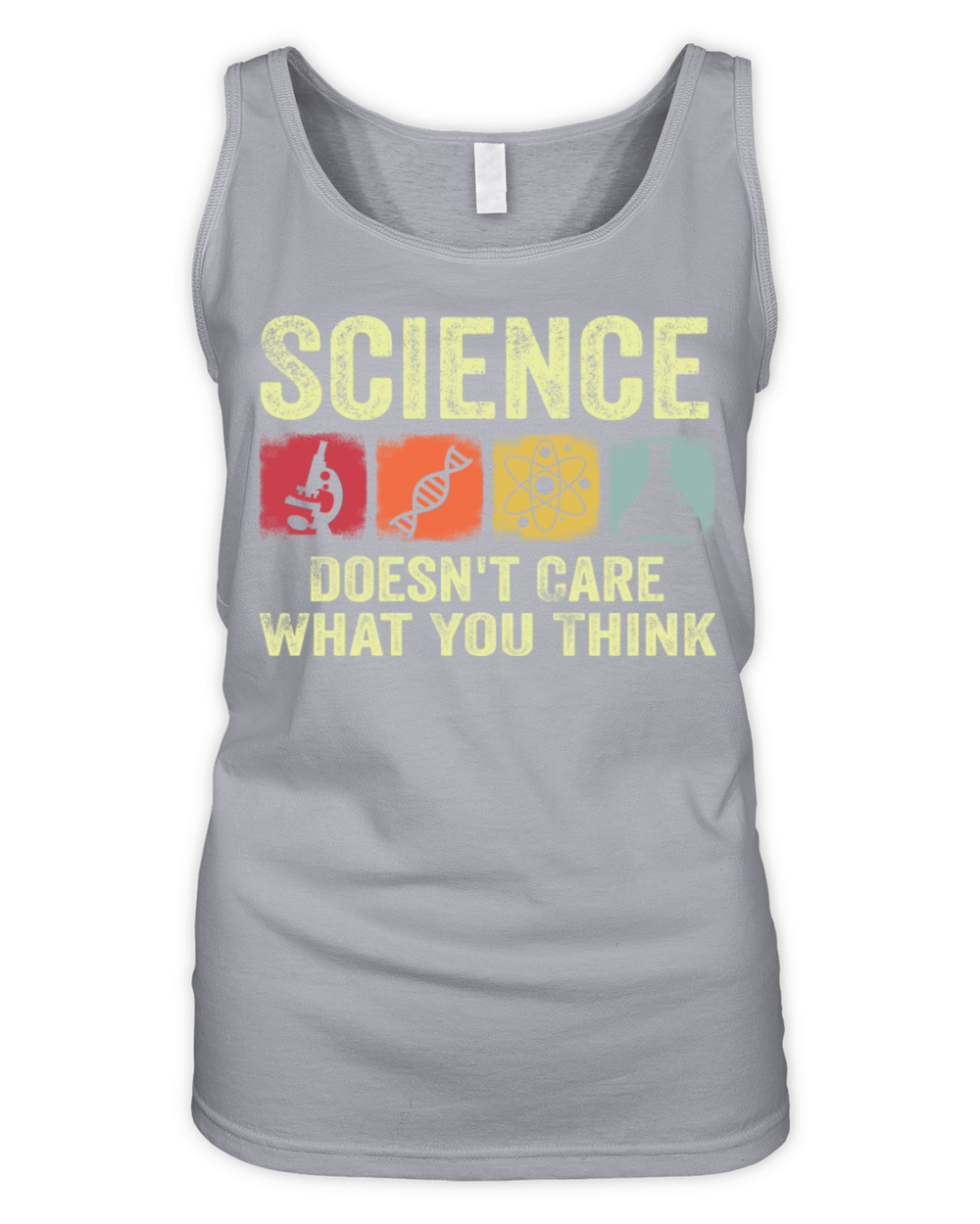 Science Doesn t Care What You Think Retro Vintage Organic Women's Tank Top