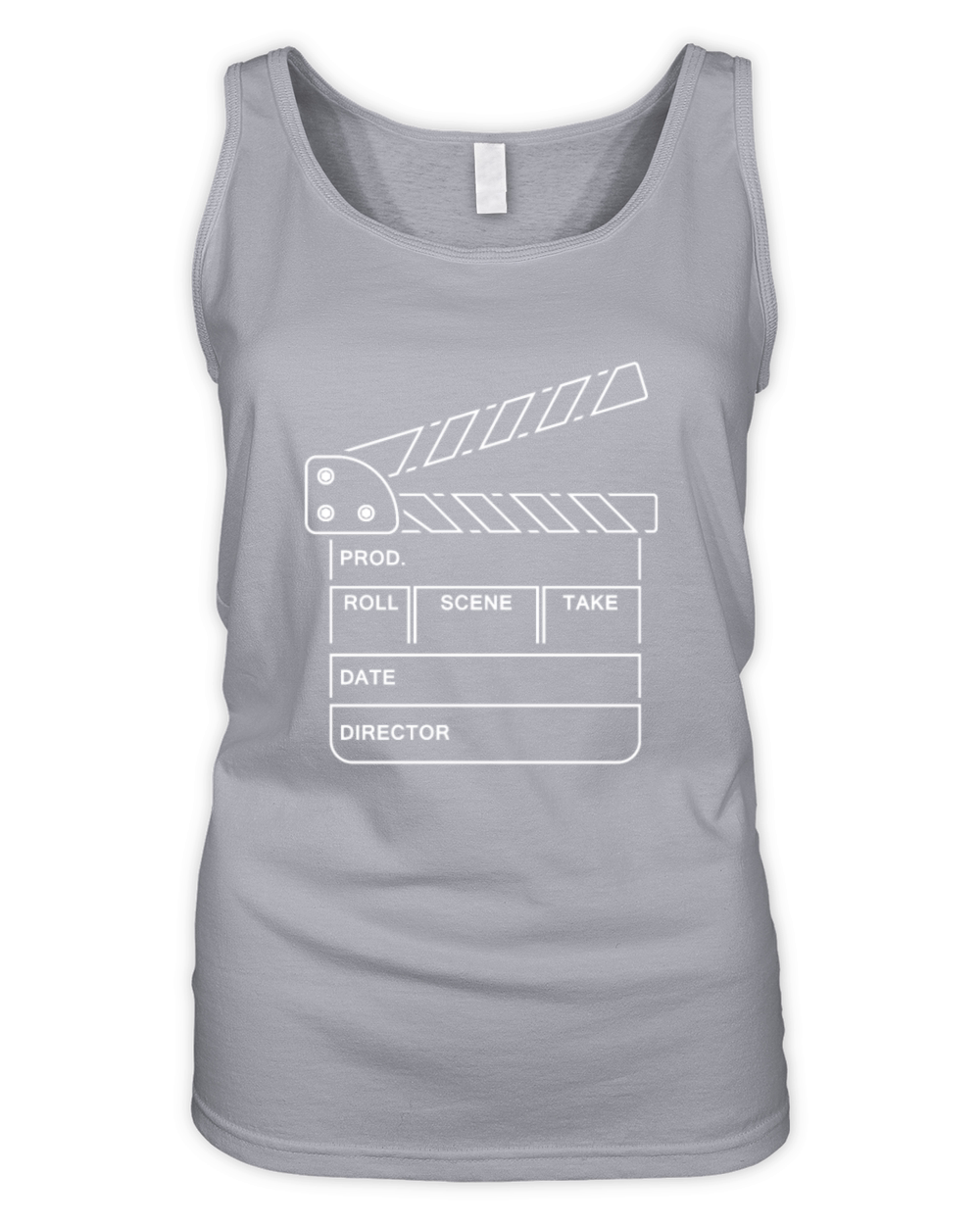 Vintage Film Clapper Director Musical Actor Organic Women's Tank Top