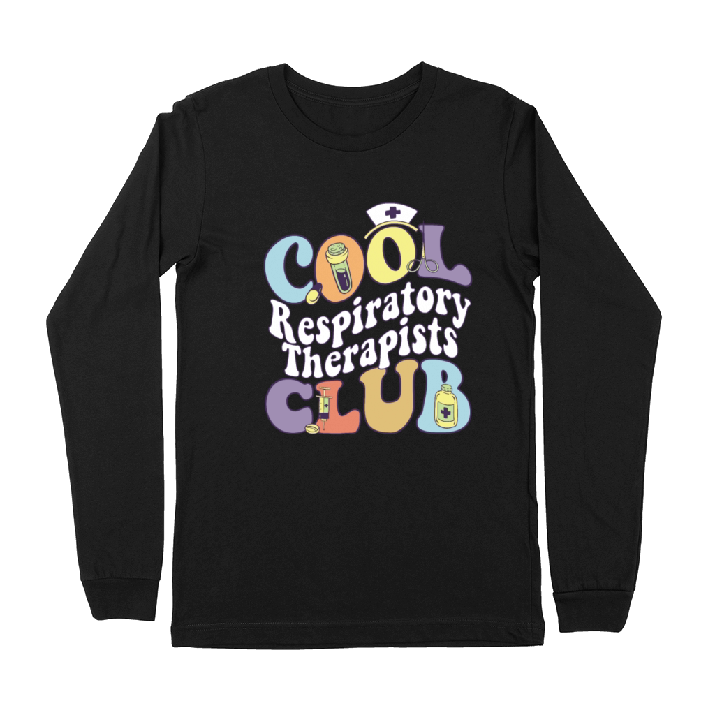 Cool Respiratory Therapists Club Medical Premium Long Sleeve