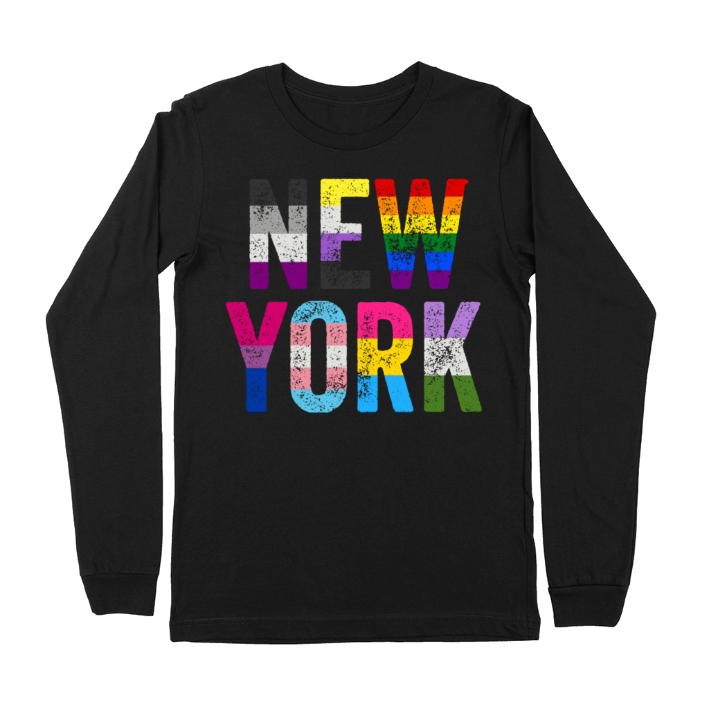 New York Lgbt Equality Flags Pride Month Lesbian Premium Long Sleeve
