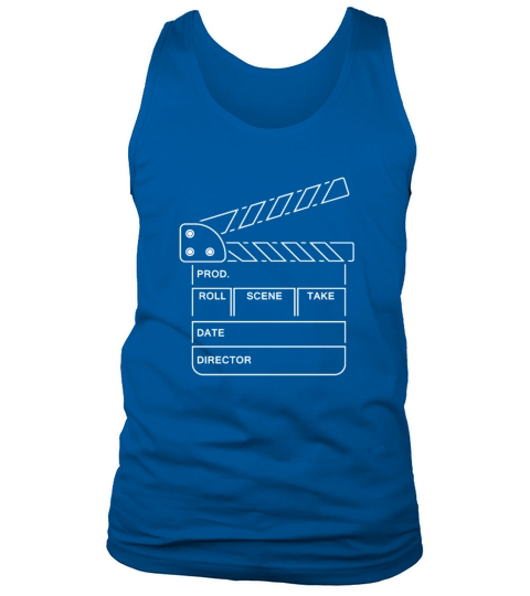 Vintage Film Clapper Director Musical Actor Tank Top Unisex