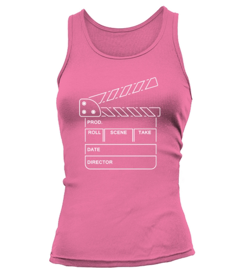 Vintage Film Clapper Director Musical Actor Tank top Woman