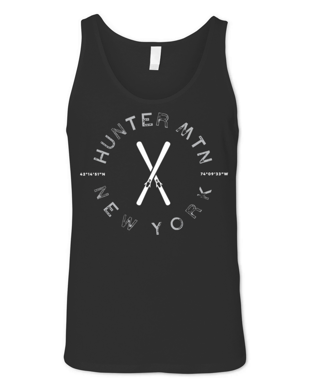 Hunter Mountain Ski Vintage Unisex Jersey Tank