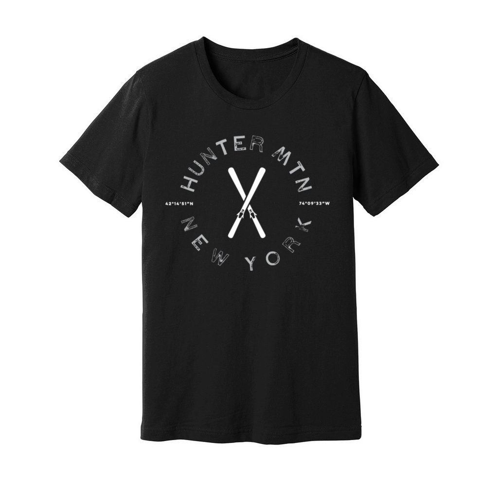 Hunter Mountain Ski Vintage Unisex Jersey Tee