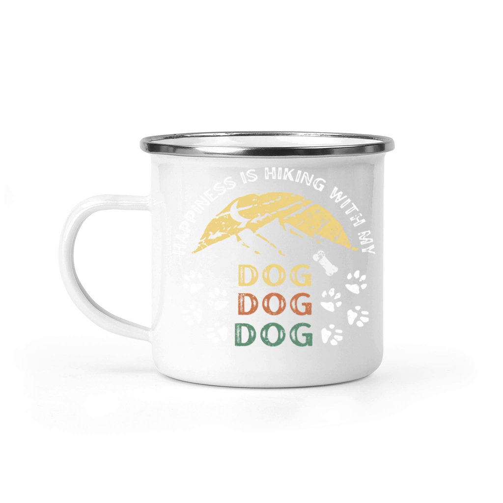 Hiking with Dog Camping Mug