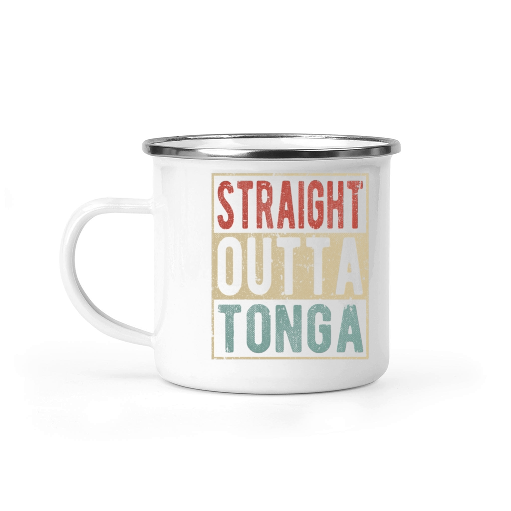 Straight outta Tonga Camping Mug