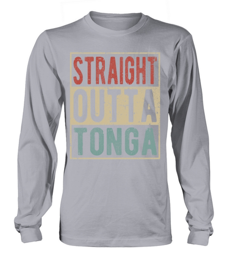 Straight outta Tonga Long sleeved Unisex