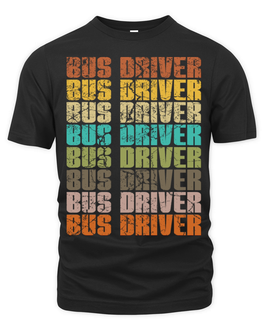 Retro School Bus Bus Driver Organic Unisex T-shirt