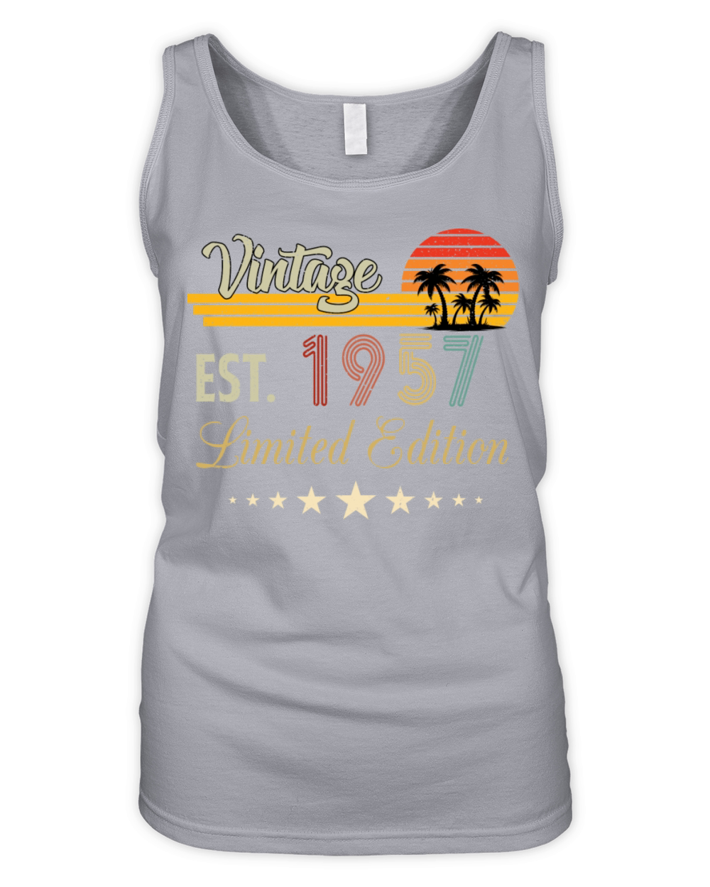 Vintage Est 1957 Limited Edition Birthday Organic Women's Tank Top