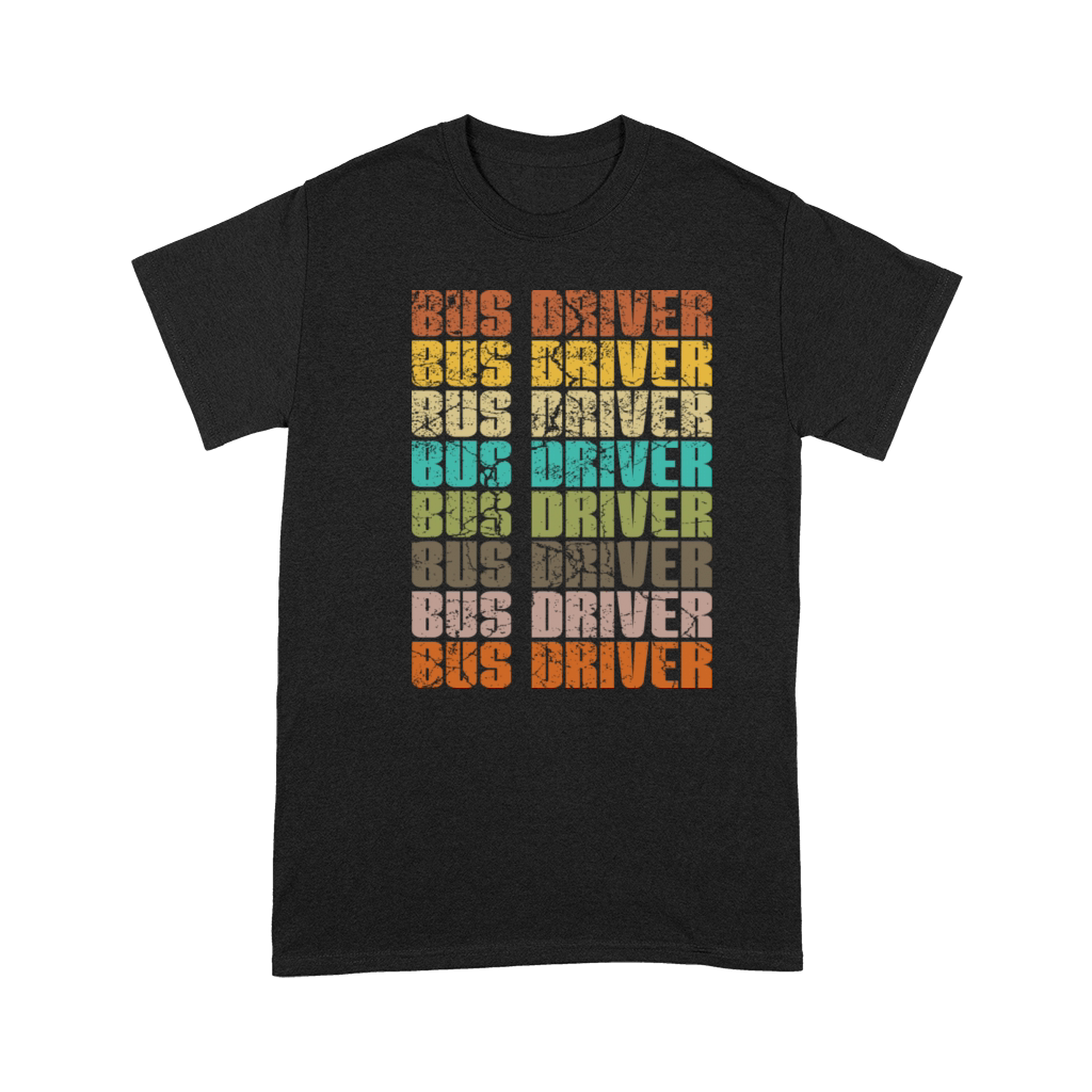 Retro School Bus Bus Driver Premium T-shirt