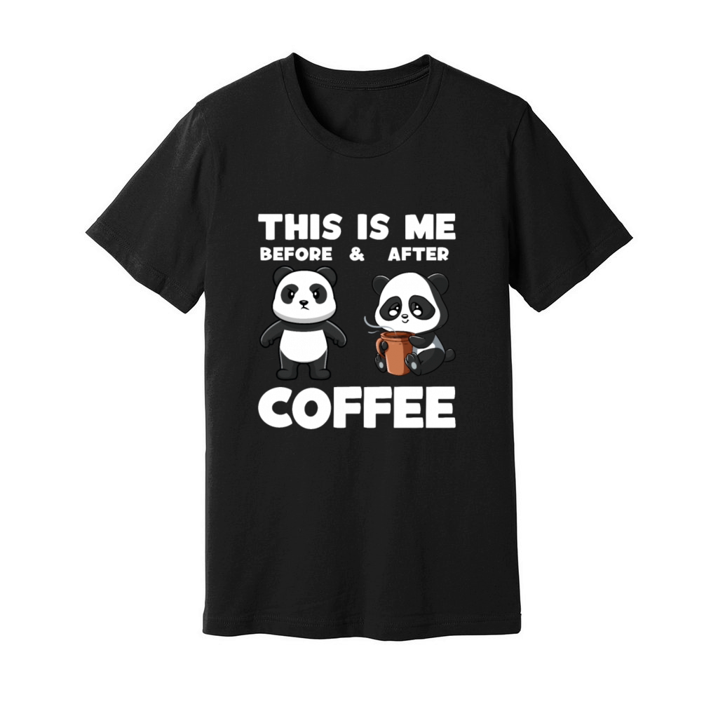 Before And After Coffee Latte Art Barista Queen Unisex Jersey Tee
