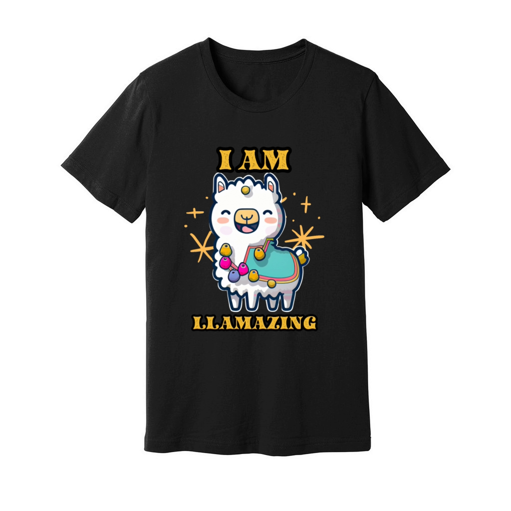 I m amazing cool llama Unisex Jersey Tee