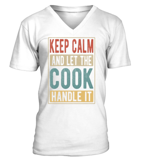 Cook Retro Gift V-Neck T-shirt