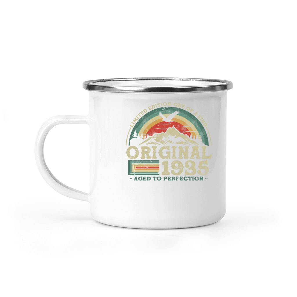1935 Vintage Birthday Gift Camping Mug