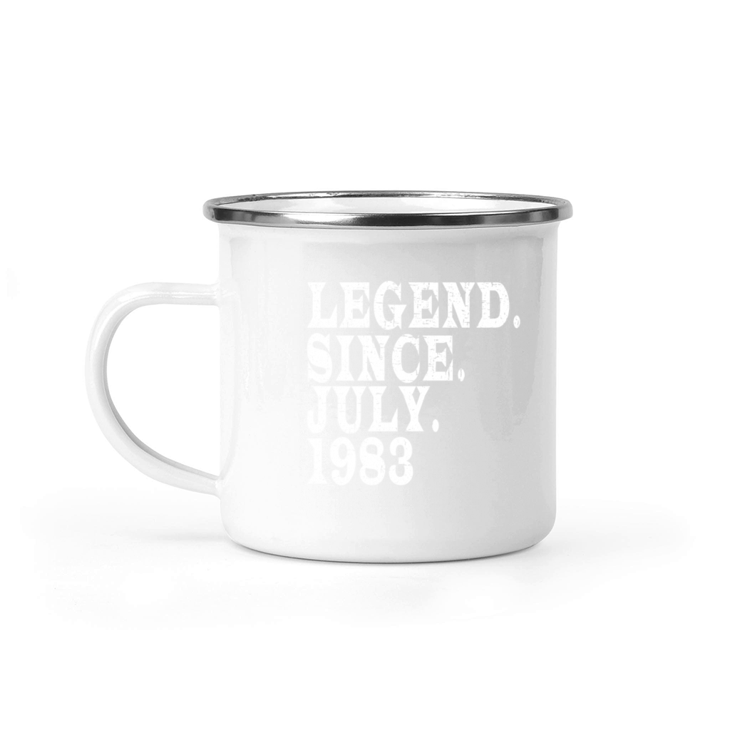 July 1983 Anniversary 1983 Legends July Camping Mug