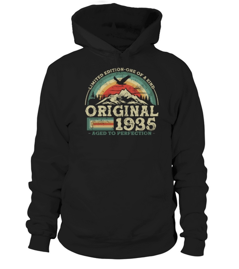 1935 Vintage Birthday Gift Hoodie Unisex