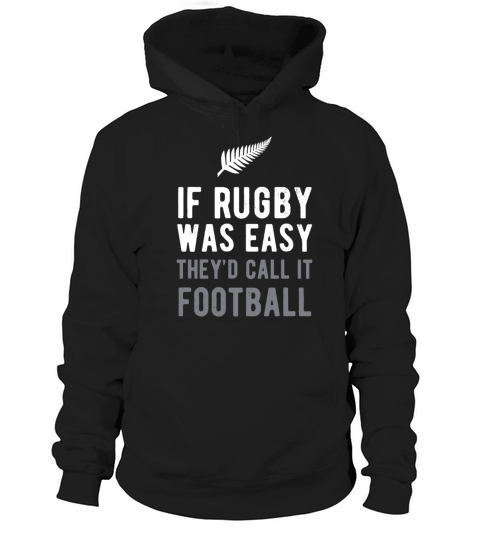 Funny Rugby Silver Fern Football New Zealand NZ Sp Hoodie Unisex