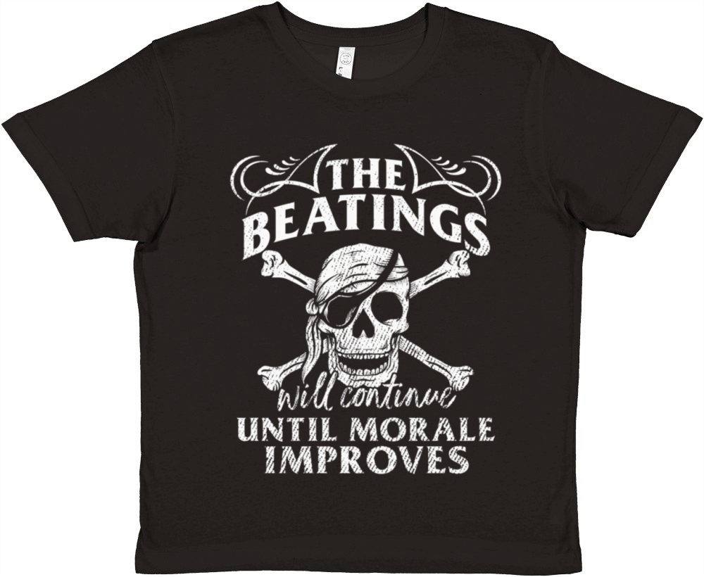The Beatings Will Continue il Morale Improves Premium Kids Crewneck T-shirt