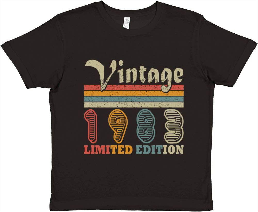 Vintage 1983 Original Premium Kids Crewneck T-shirt