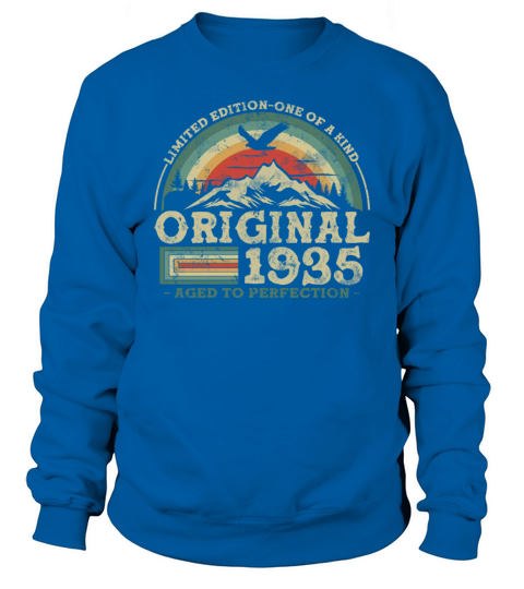 1935 Vintage Birthday Gift Sweatshirt Unisex