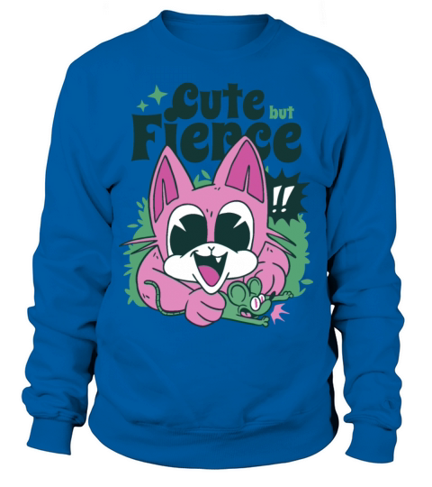 Cute Pink Cat Sweatshirt Unisex
