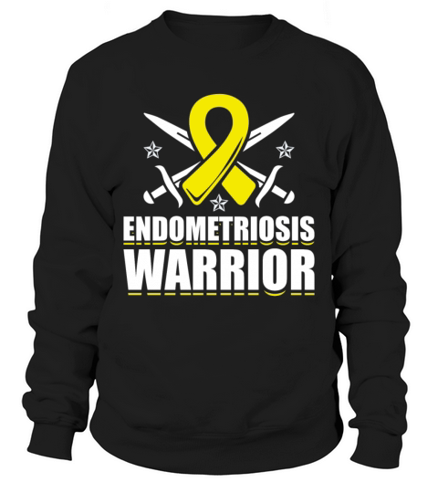 Endometriosis Warrior Endo Fighter Uterus Removal Sweatshirt Unisex