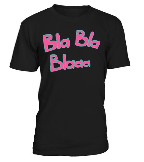 Bla Bla Blaaa Pink and Blue T-Shirt Unisex