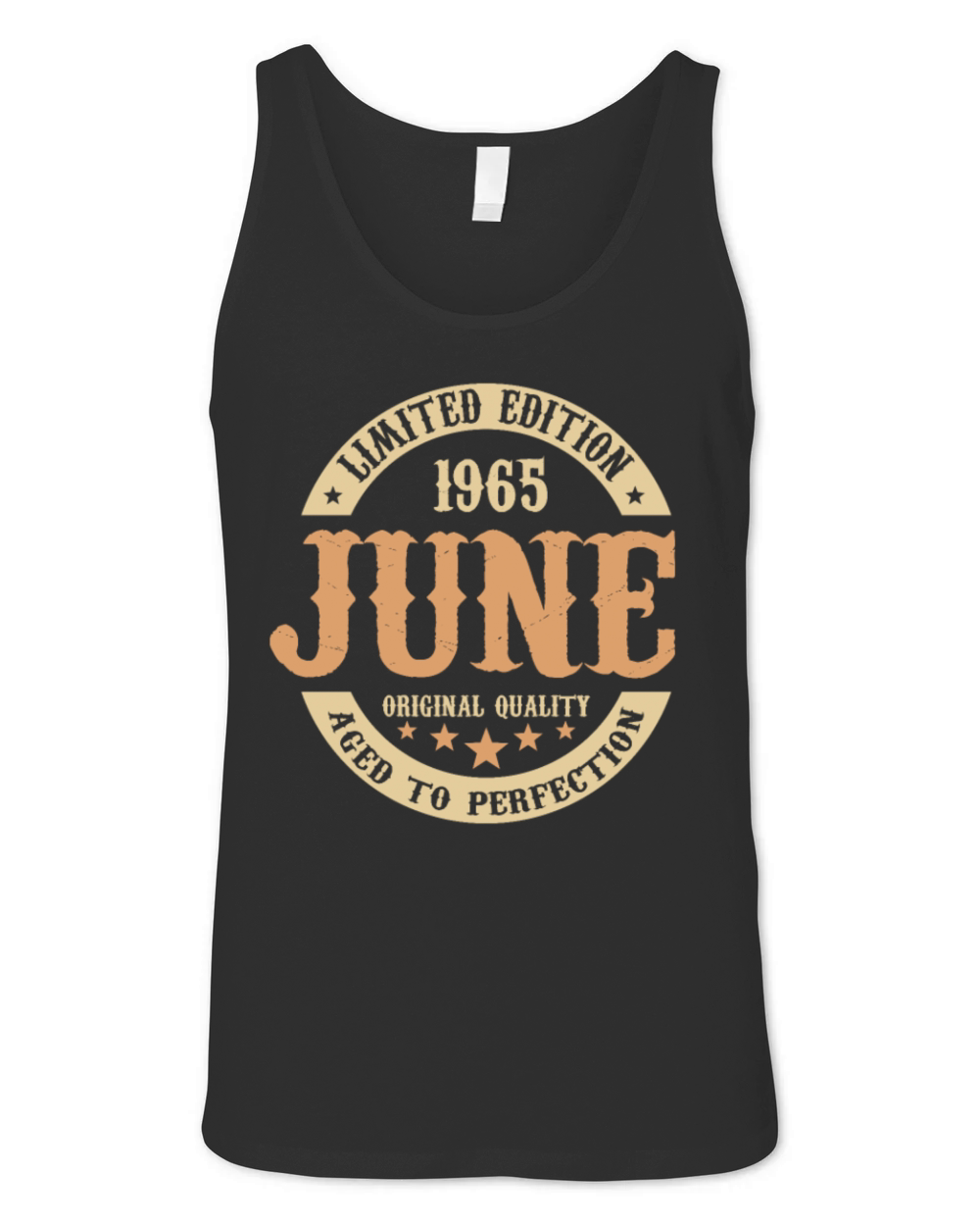 June 1965 Vintage Birthday Present Unisex Jersey Tank