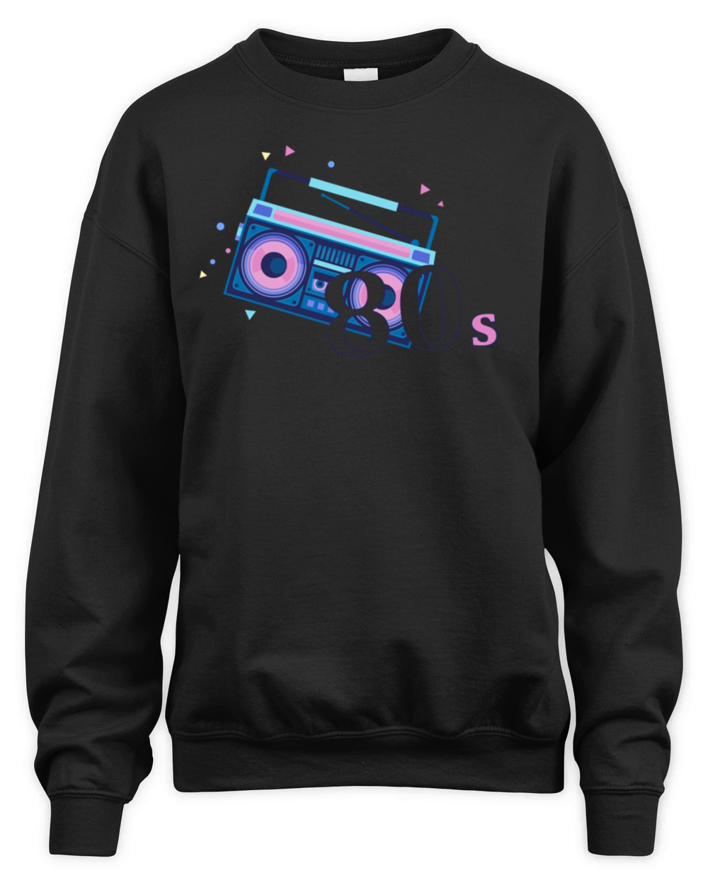 Celebrate the Decade of Pop Culture with a Retro Unisex Premium Crewneck Sweatshirt