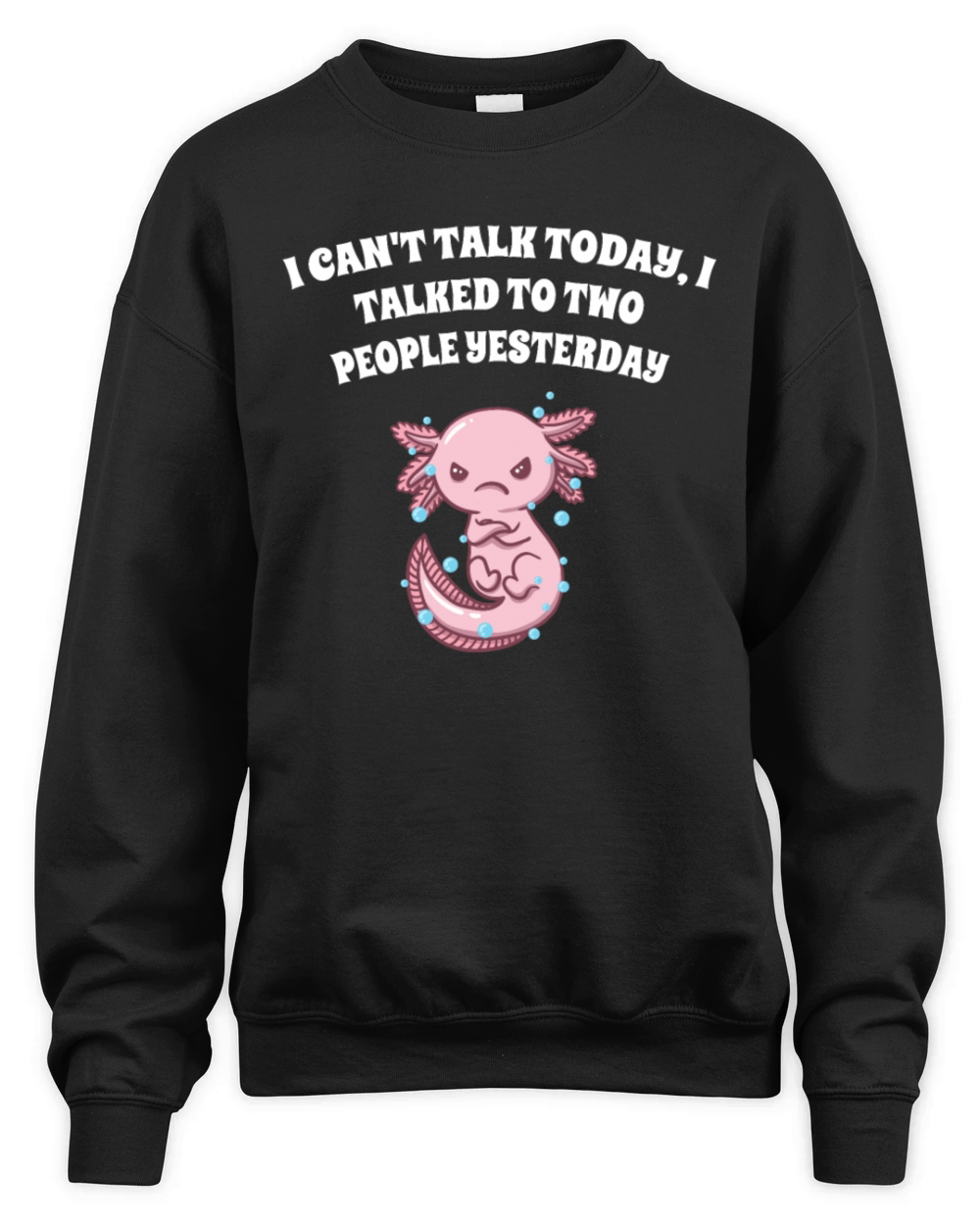I Talked to Two People Yesterday Funny Introvert H Unisex Premium Crewneck Sweatshirt