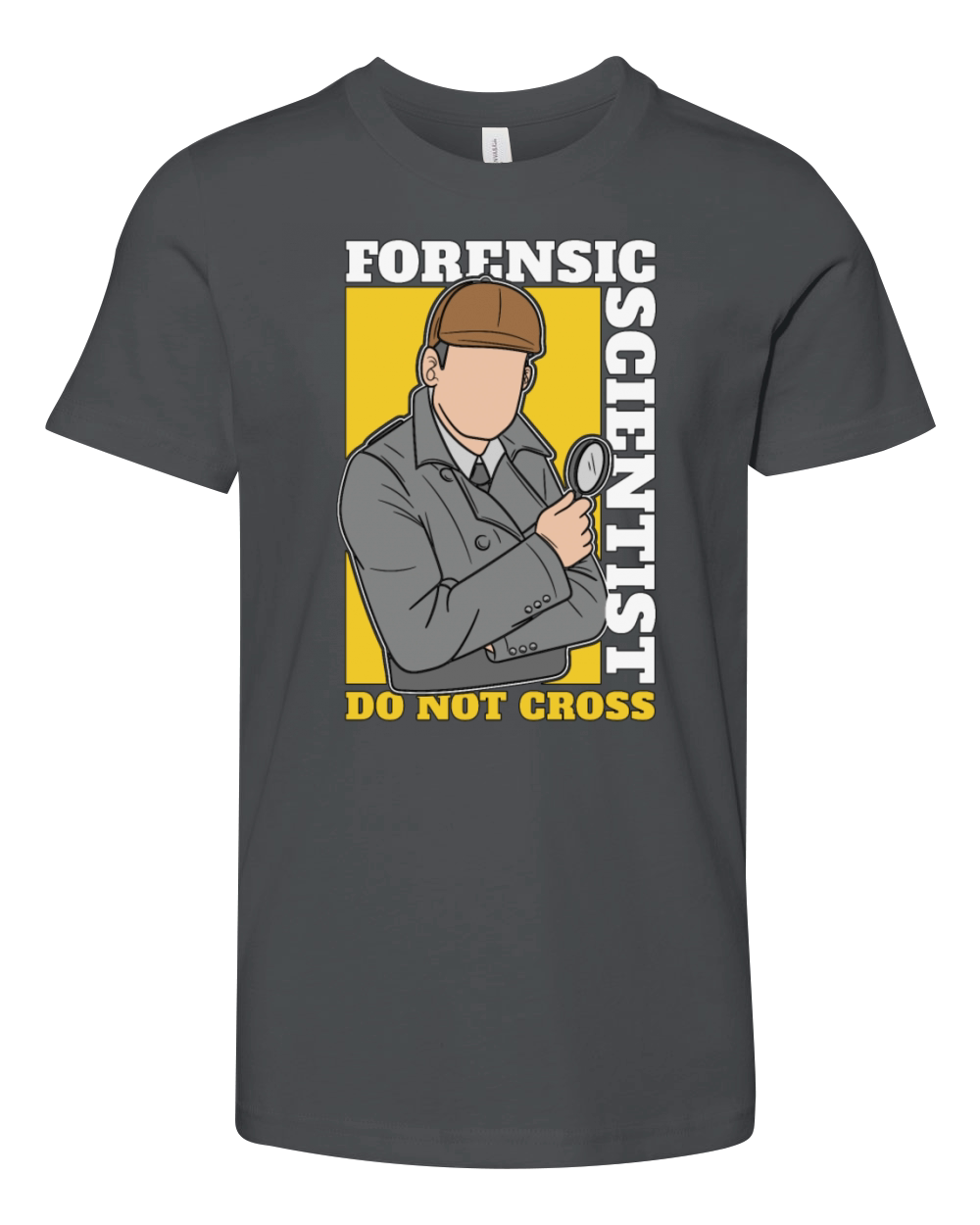 Forensic Scientist Do Not Cross Investigation Youth Unisex Jersey Tee