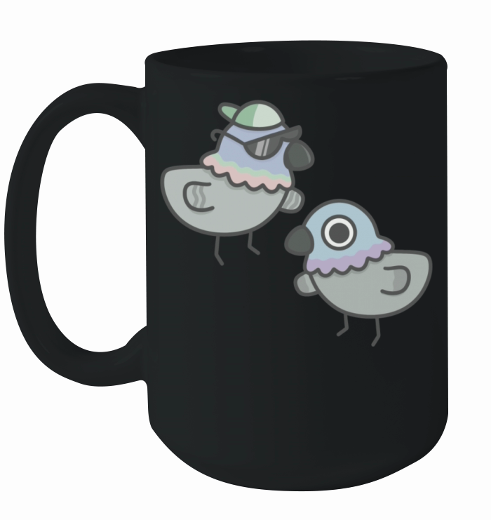 Coo Pigeons Ceramic Mug
