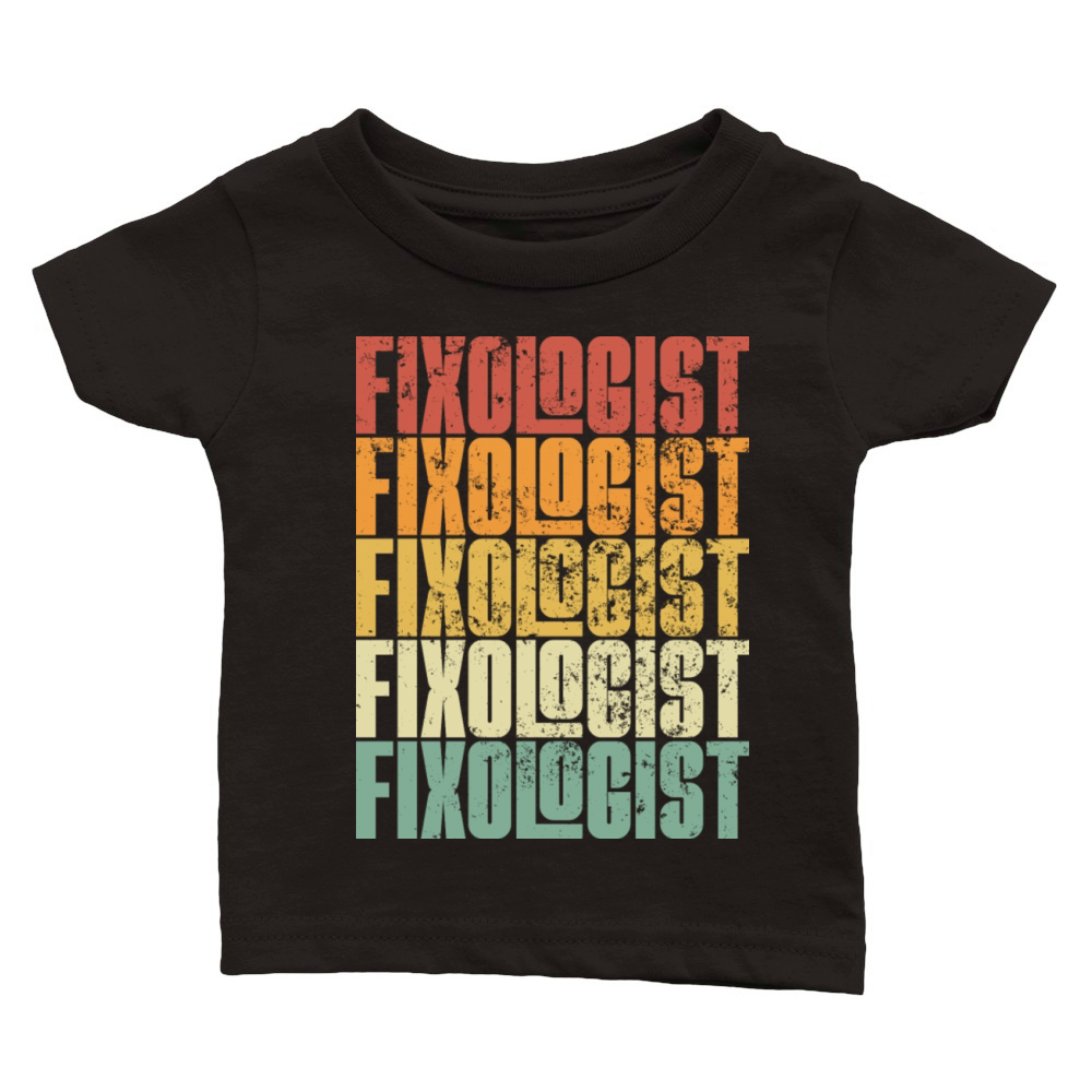 Vintage Handyman Fixologist Classic Baby Crewneck T-shirt