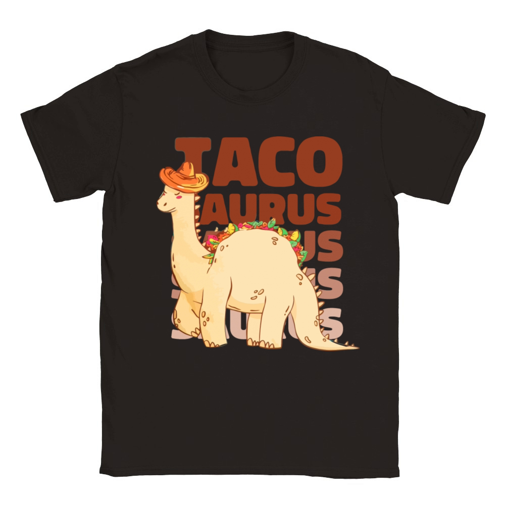 Cinco De Mayo Dinosaur Taco Animal Tacosaurus Kids Classic Kids Crewneck T-shirt