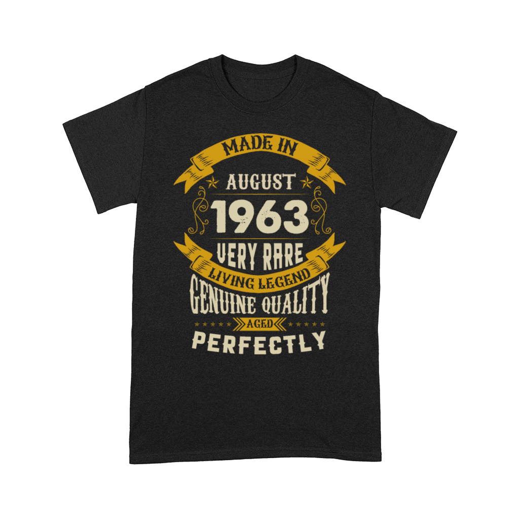 August 1963 Vintage Birthday Present Comfort T-shirt