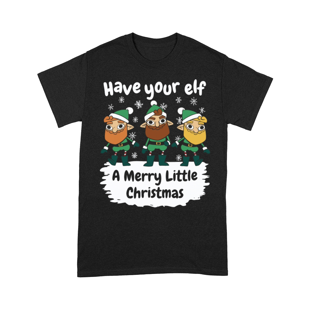 Funny Elf Christmas Costume Quote For Men Women Comfort T-shirt