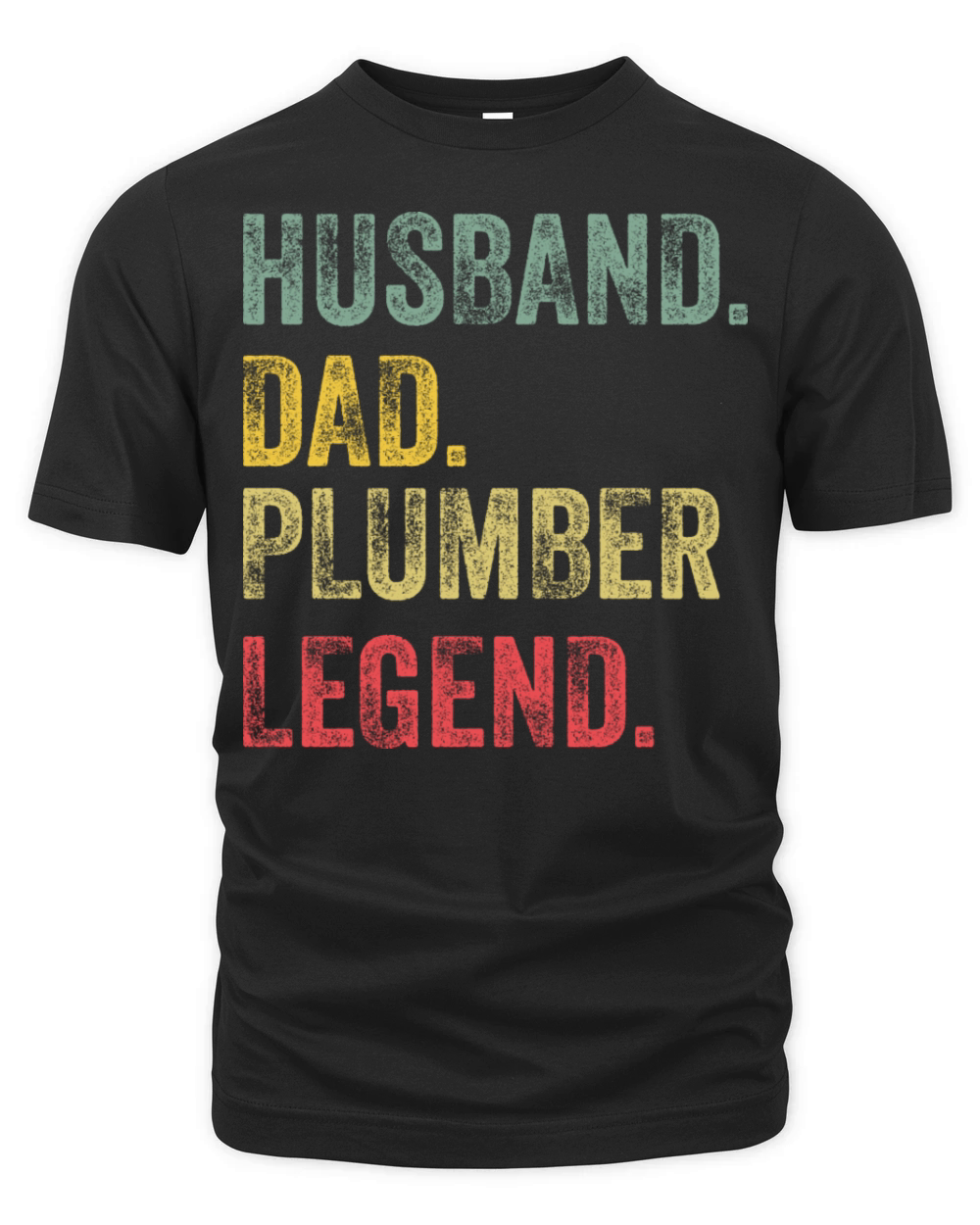 Husband Dad Drummer Legend Retro Vintage Organic Unisex T-shirt