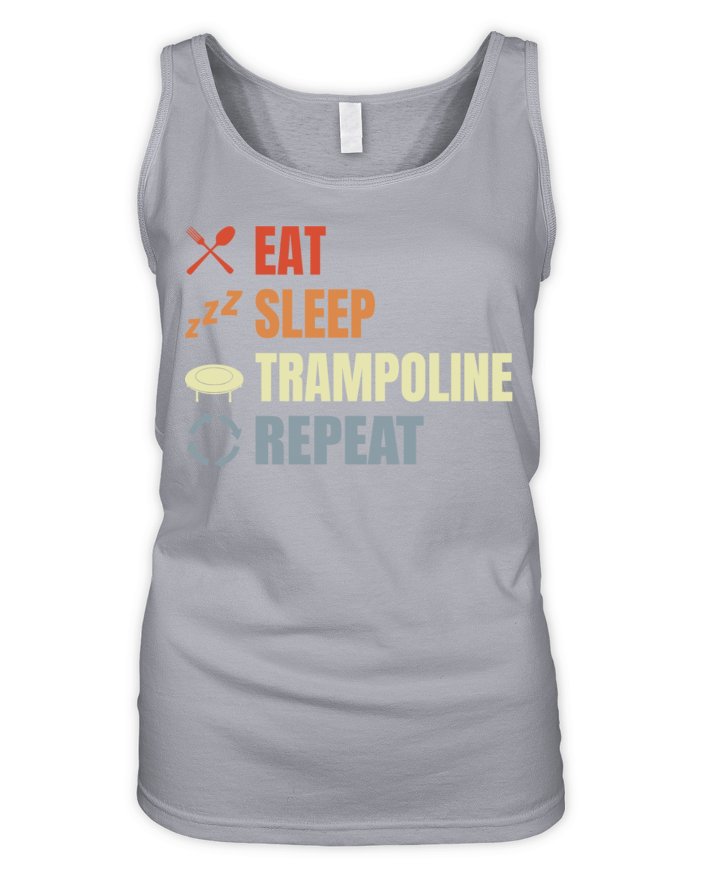 Trampolining Routine Organic Women's Tank Top