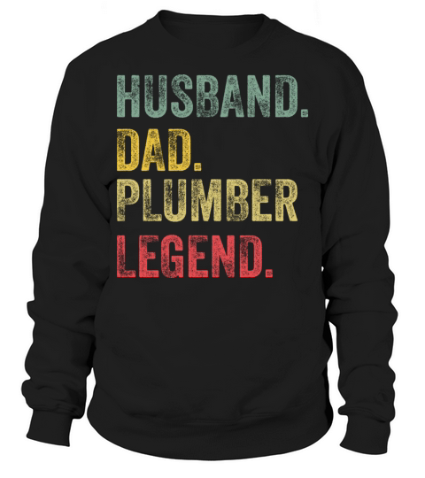 Husband Dad Drummer Legend Retro Vintage Sweatshirt Unisex