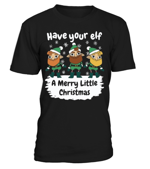 Funny Elf Christmas Costume Quote For Men Women T-Shirt Unisex