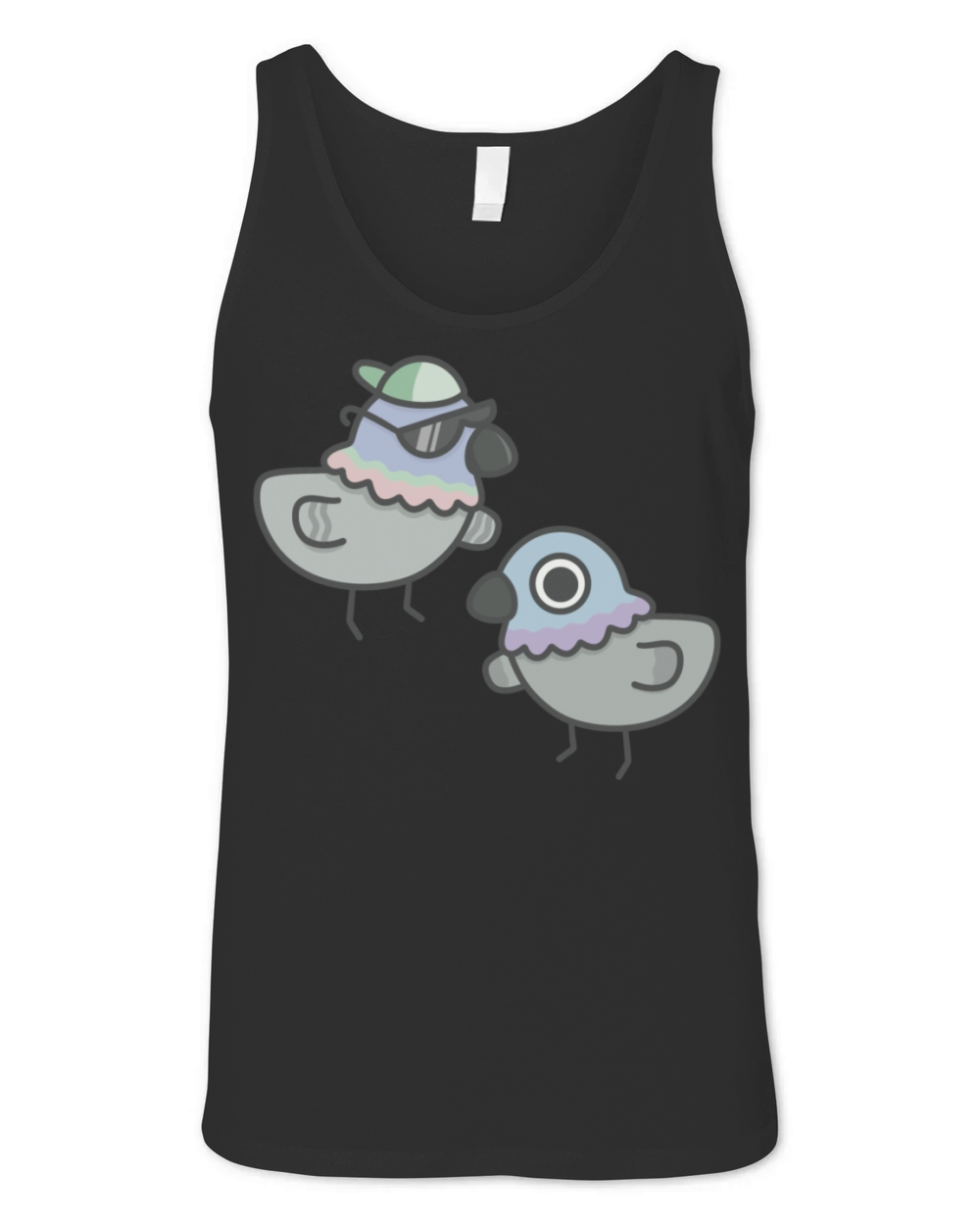 Coo Pigeons Unisex Jersey Tank