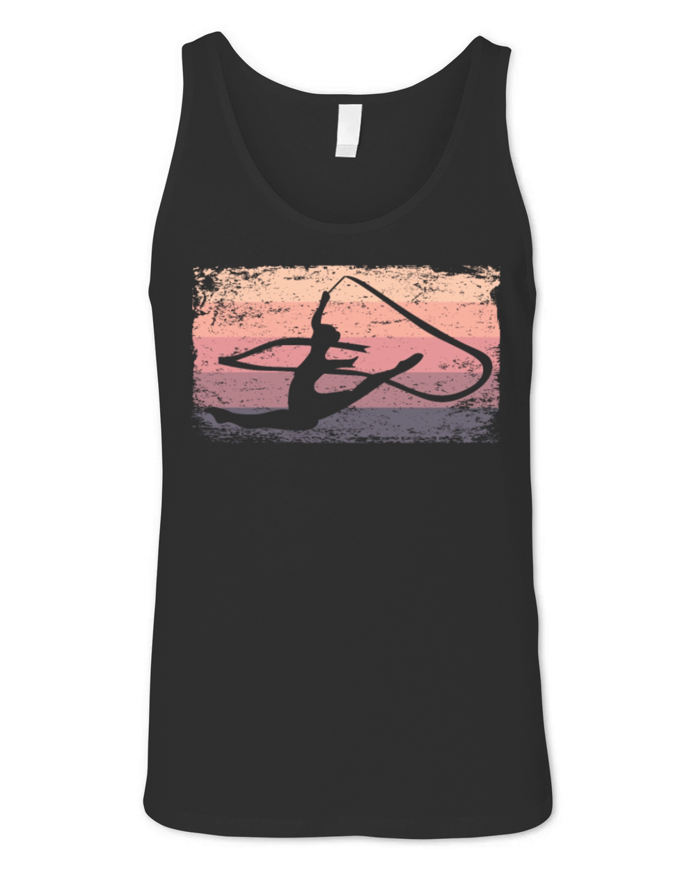 Gymnast Band Retro Rhythmic Gymnastics Unisex Jersey Tank