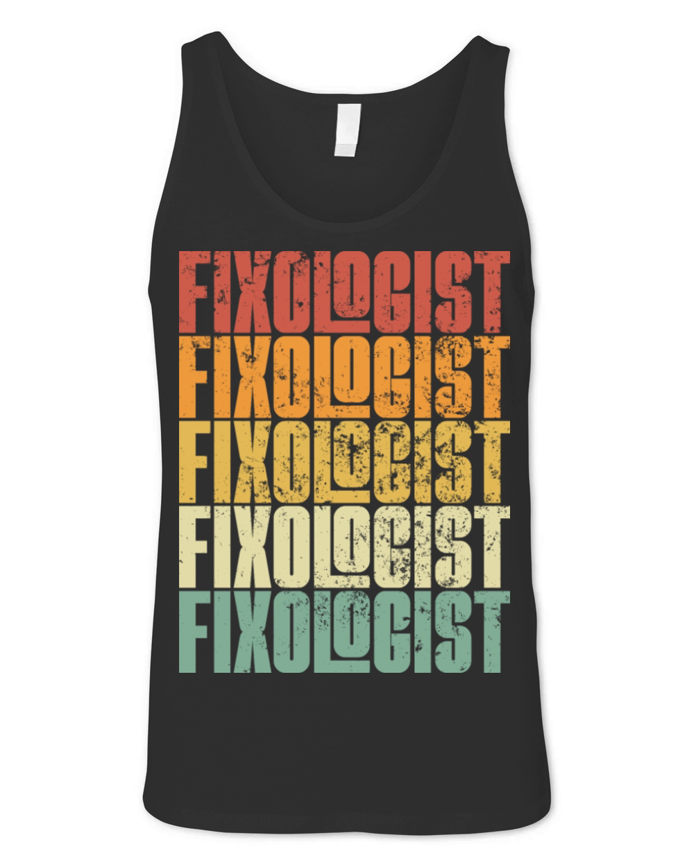 Vintage Handyman Fixologist Unisex Jersey Tank
