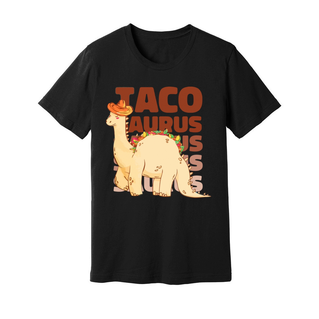 Cinco De Mayo Dinosaur Taco Animal Tacosaurus Kids Unisex Jersey Tee