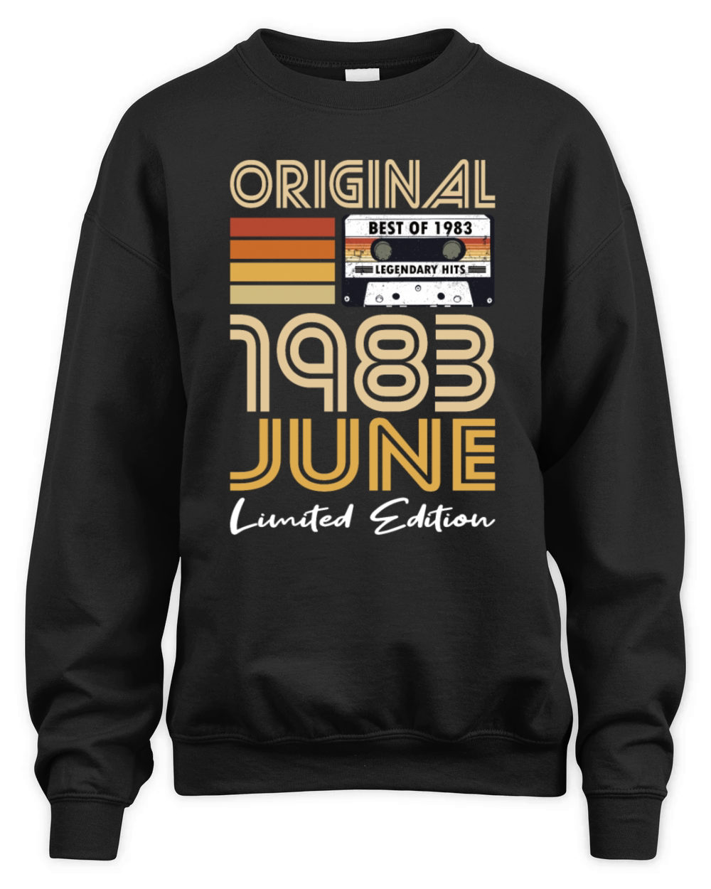 40th birthday june 1983 original 1983 Unisex Premium Crewneck Sweatshirt
