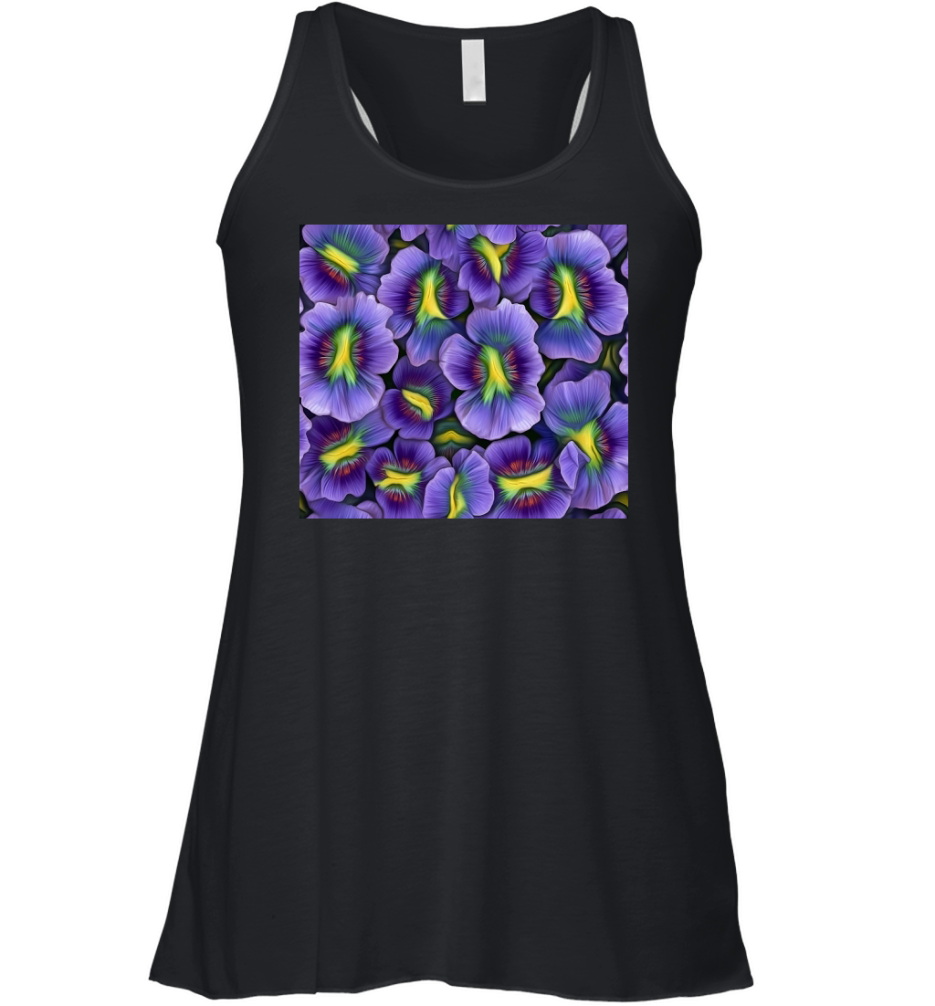 3D Iris reticulata Tumbler Wrap Women's Flowy Tank Top
