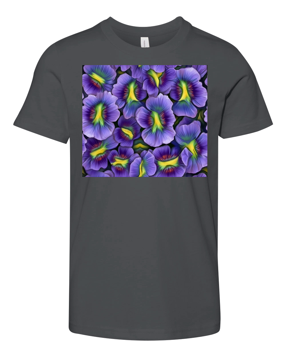 3D Iris reticulata Tumbler Wrap Youth Unisex Jersey Tee