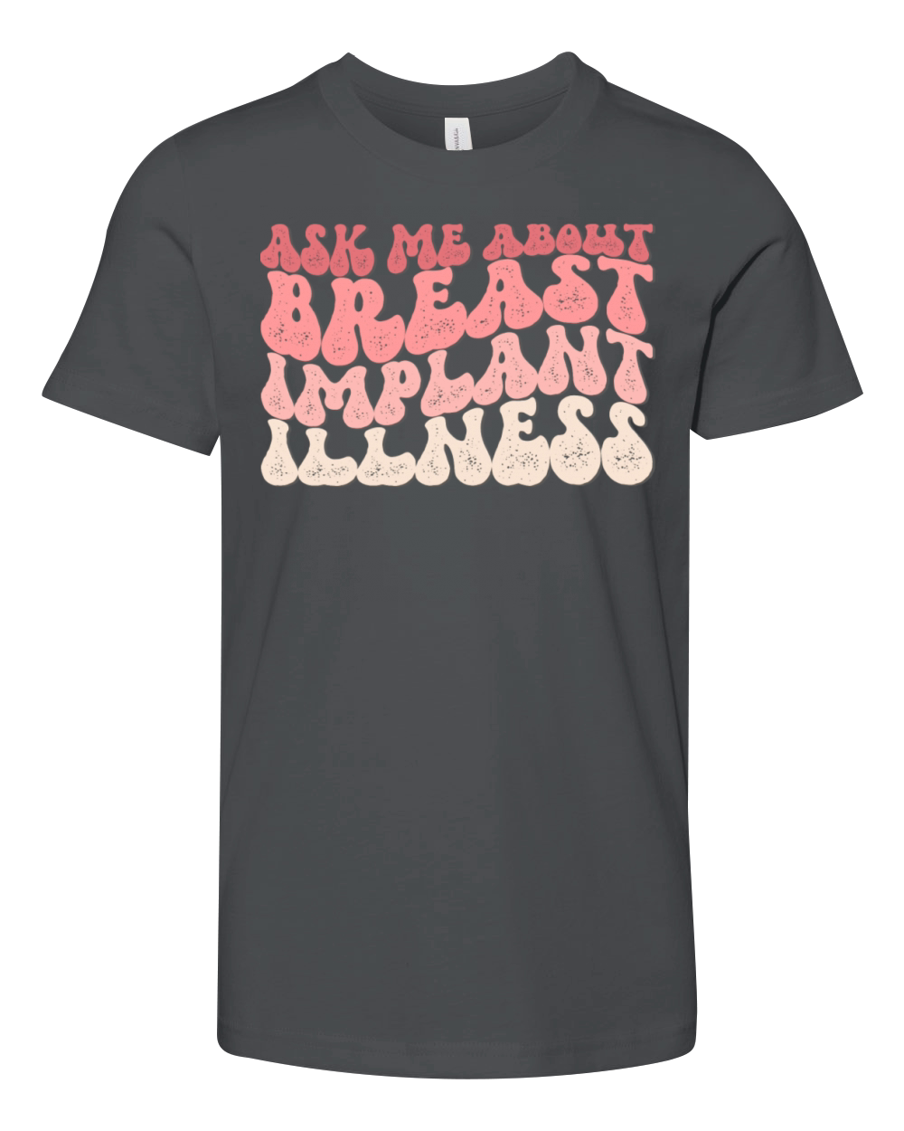 Ask Me About Breast Implant Illness Youth Unisex Jersey Tee